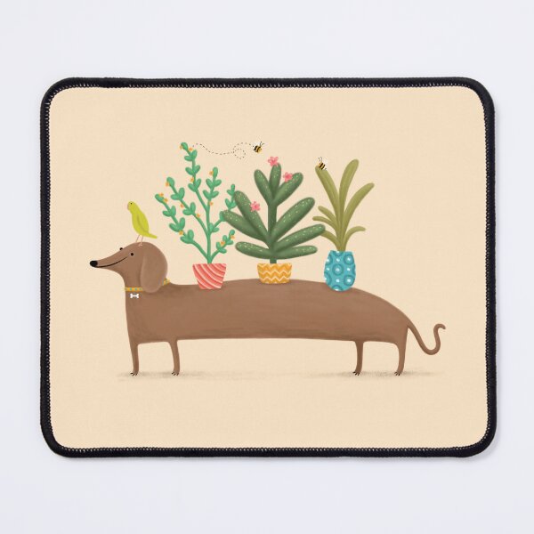 Item preview, Dacshund & Parrot designed and sold by SophieCorrigan.