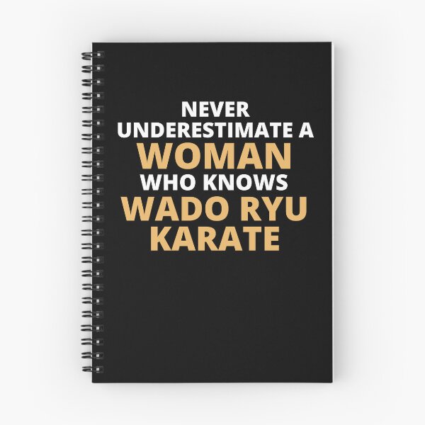Item preview, Never Underestimate A Woman Who Knows Wado Ryu Karate designed and sold by clickmostro.