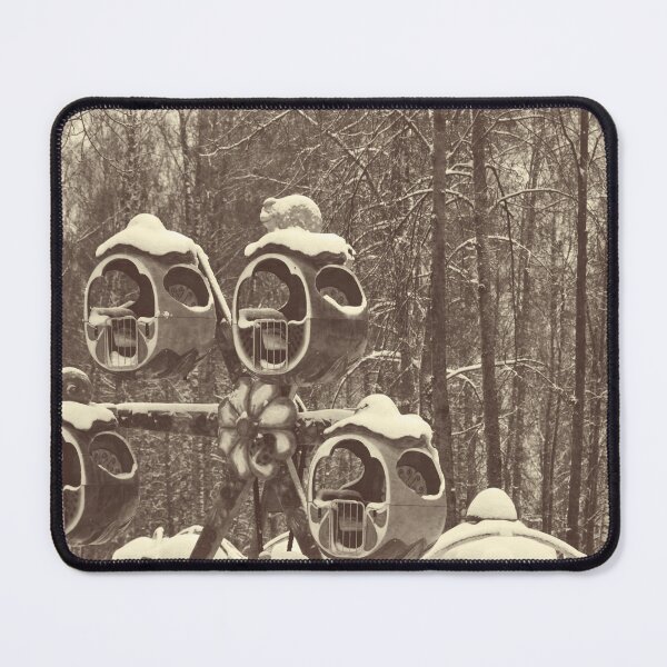 Item preview, The park. Carousel in winter designed and sold by EvgeniiV.