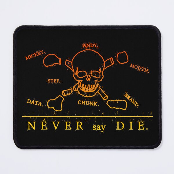 Item preview, Never say die woodcut saying-80s movies aesthetic designed and sold by ntesigntees.