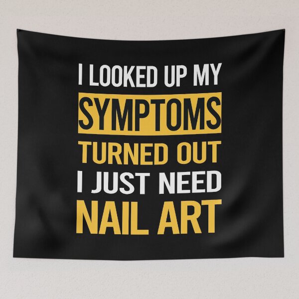 Item preview, Funny My Symptoms Nail Art Nail Tech Nails Manicure Manicurist Pedicure Pedicurist designed and sold by kerry8d7dlaurie.