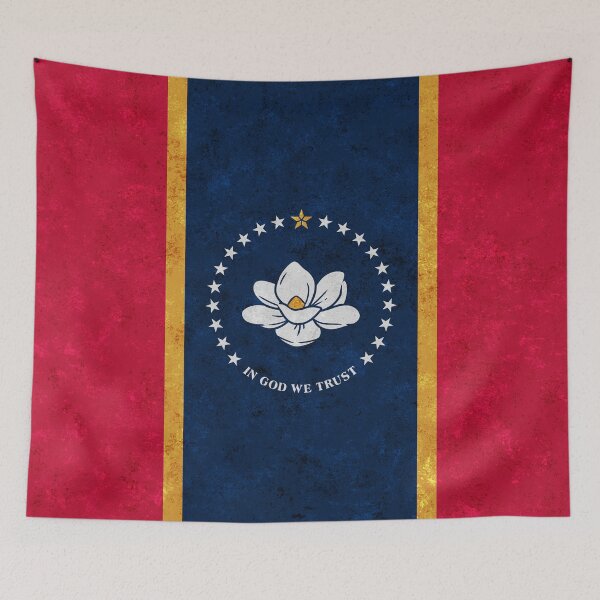 Item preview, State Flag of Mississippi designed and sold by Enzwell.