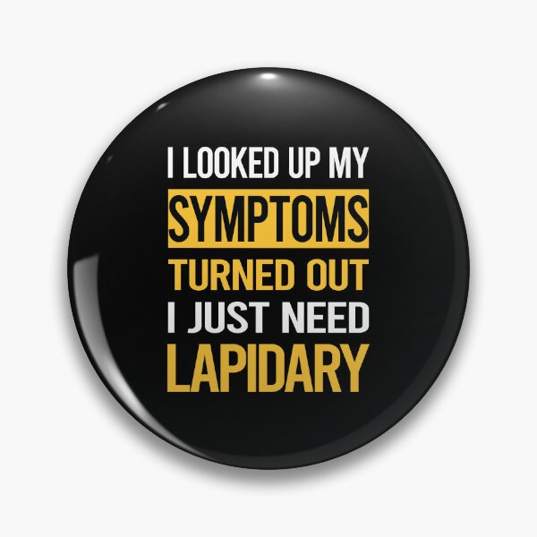 Item preview, Funny My Symptoms Lapidary Lapidarist designed and sold by kerry8d7dlaurie.
