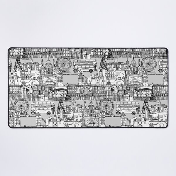 Item preview, London toile black white designed and sold by scrummy.