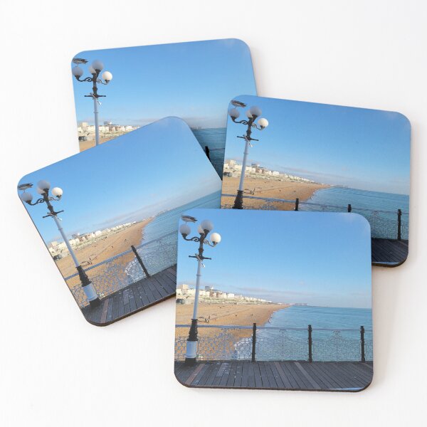Item preview, Stunning Brighton Pier Beach View designed and sold by mollyandjean.