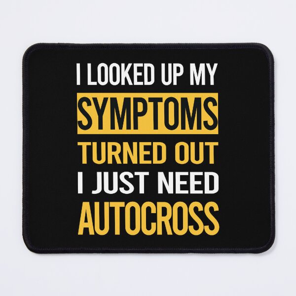 Item preview, Funny My Symptoms Autocross designed and sold by kerry8d7dlaurie.