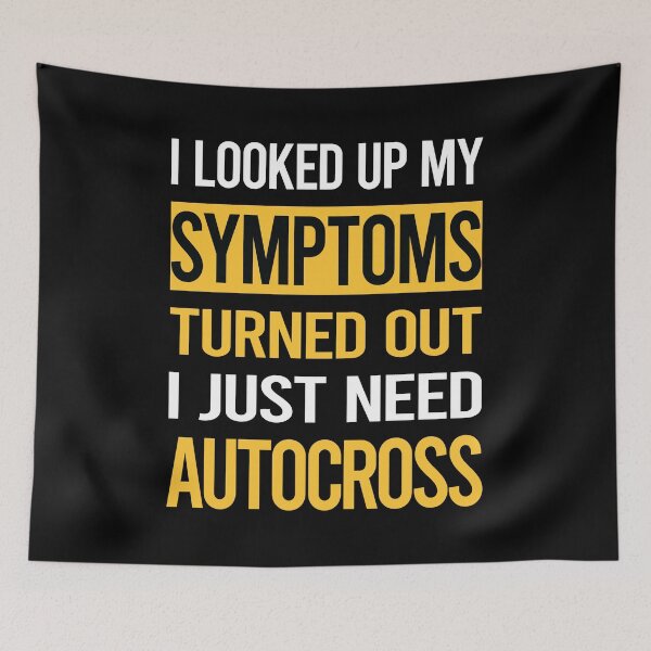 Item preview, Funny My Symptoms Autocross designed and sold by kerry8d7dlaurie.