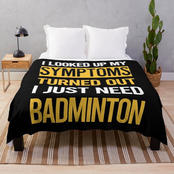 Item preview, Funny My Symptoms Badminton designed and sold by kerry8d7dlaurie.