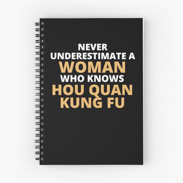 Item preview, Never Underestimate A Woman Who Knows Hou Quan Kung Fu designed and sold by clickmostro.