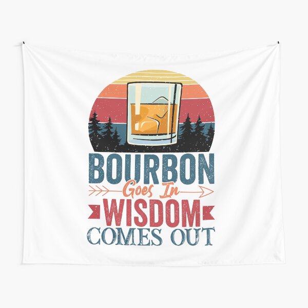 Item preview, Bourbon Goes In Wisdom Comes Out Bourbon Drinking Lover Gift designed and sold by moonligh1996.
