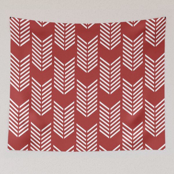 Item preview, Simple tribal arrows pattern - red designed and sold by BattaAnastasia.