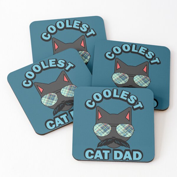 Item preview, Coolest Cat Dad Mustache Plaid Sunglasses designed and sold by Rongway76.