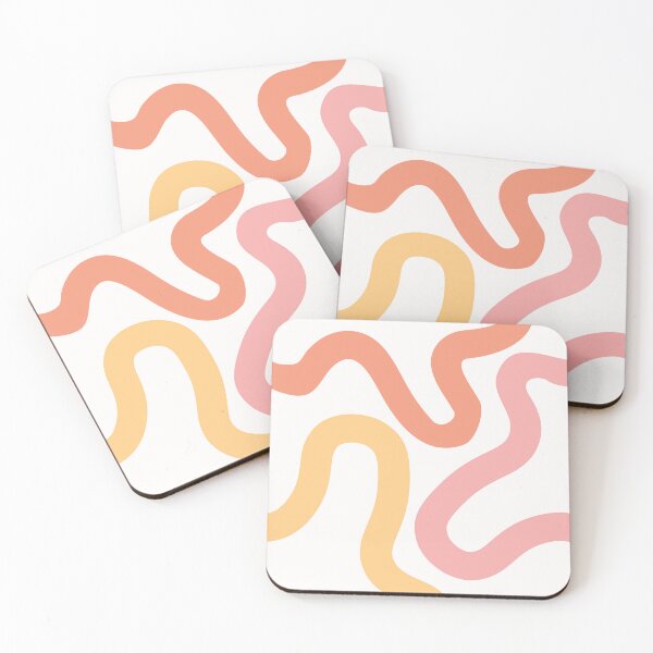 Item preview, Abstract waves design - pink, yellow, orange designed and sold by BattaAnastasia.