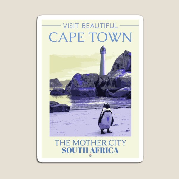 MAGNET  TRAVEL Photo Magnet  CAPETOWN South Africa Penguins 