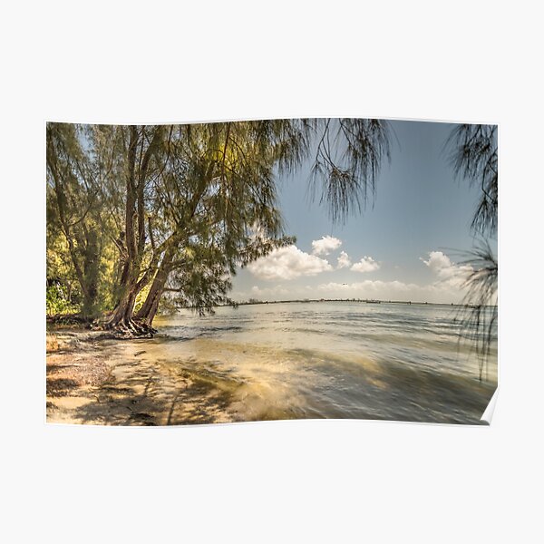 Gasparilla Pass along the Boca Grande Causeway Poster