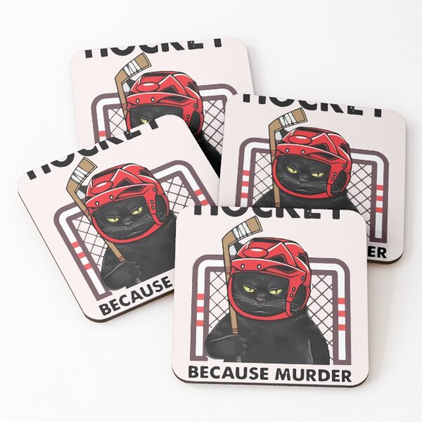 Item preview, hockey because murder is wrong  designed and sold by CallieStore.