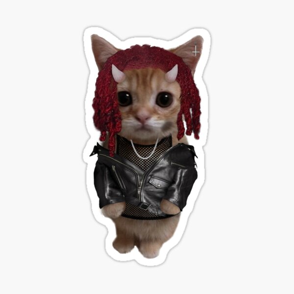 Vamp Playboi Carti Kitty Sticker