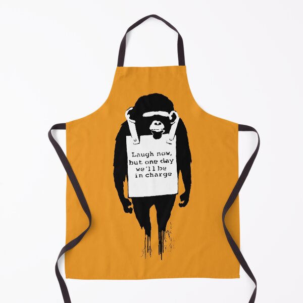 Item preview, Laugh Now Chimp Banksy designed and sold by WE-ARE-BANKSY.