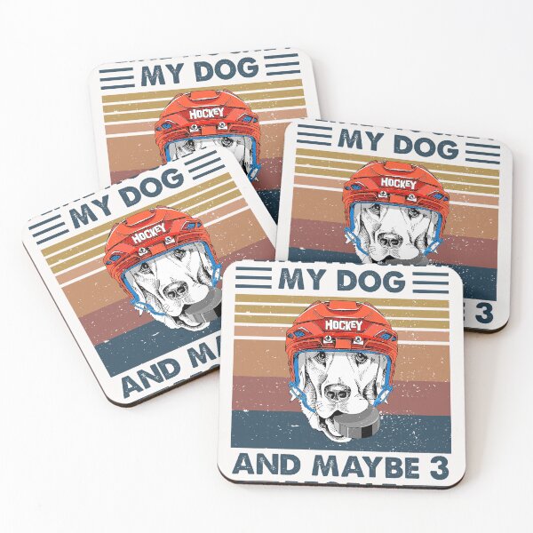 Item preview, I Like Hockey My Dog And Maybe 3 People  designed and sold by CallieStore.