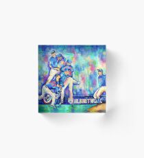 Go Cubs gehen Acrylblock