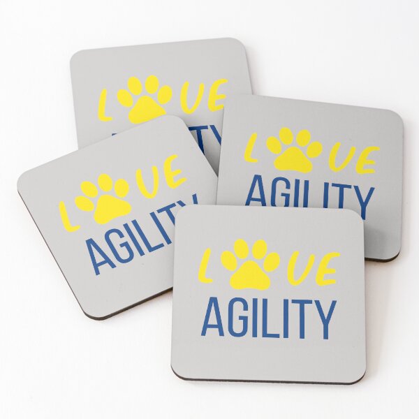 Item preview, Love agility in blue and yellow designed and sold by PausePapote.