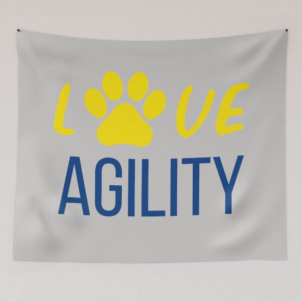 Item preview, Love agility in blue and yellow designed and sold by PausePapote.