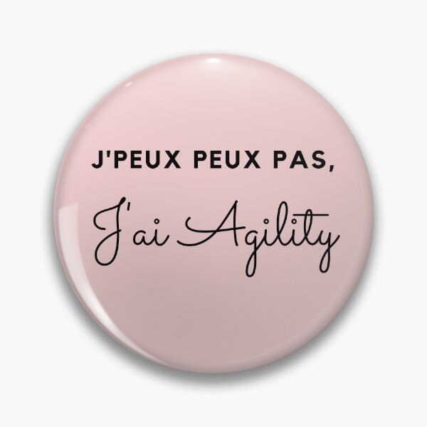 Item preview, Text I can't, I have agility designed and sold by PausePapote.