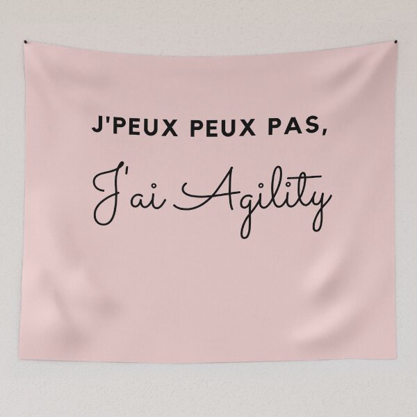 Item preview, Text I can't, I have agility designed and sold by PausePapote.