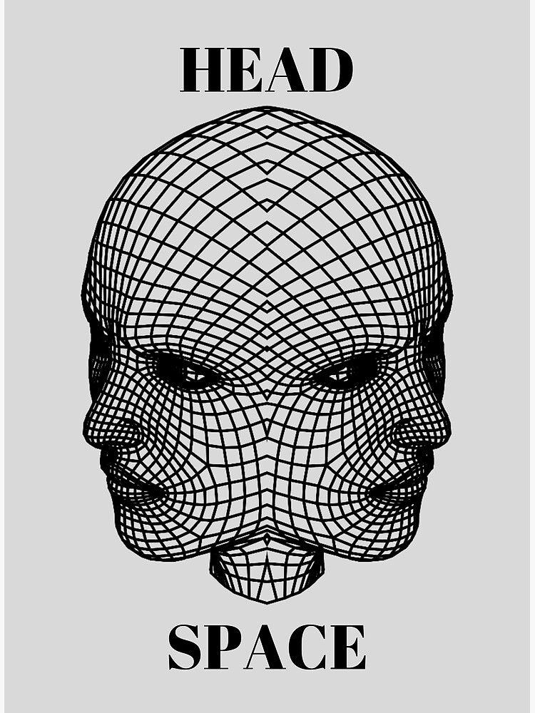 "Head Space Minimalist Design" Poster for Sale by RataBlanca Redbubble