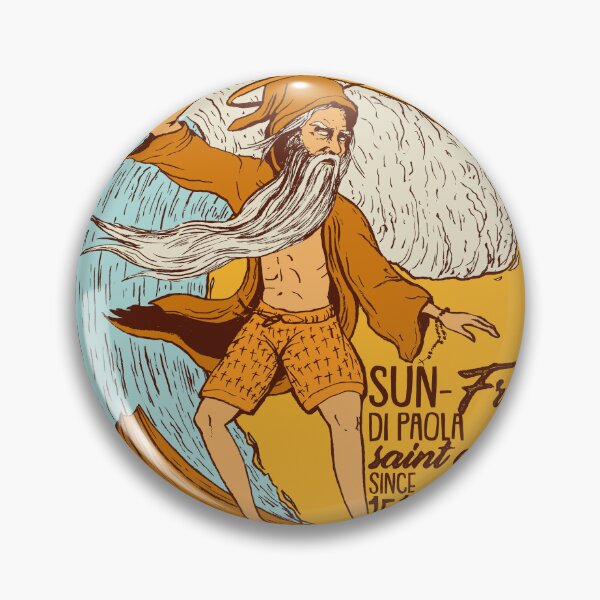 Item preview, Saint Francis of PAOLA surfer designed and sold by Franky-Monty.