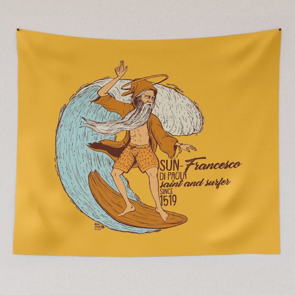Item preview, Saint Francis of PAOLA surfer designed and sold by Franky-Monty.