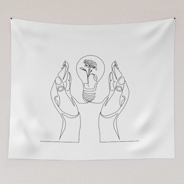 Item preview, Light Bulb with Yellow Flowers, cool design for flower lovers designed and sold by Sun Rise.