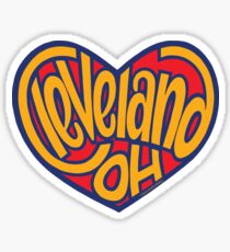 Cleveland Ohio Heart Sticker