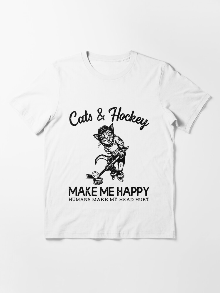 cats and hockey shirt