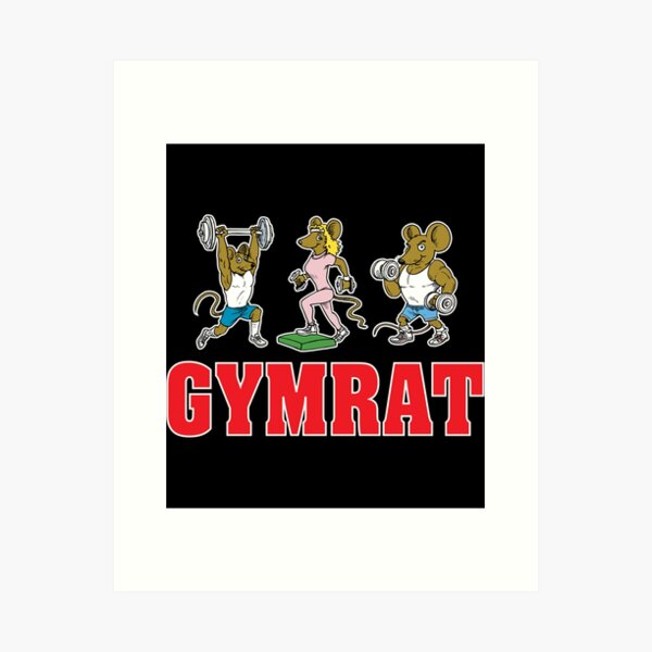 Gym Rats Sticker for Sale by Remigiusz Wiśniewski