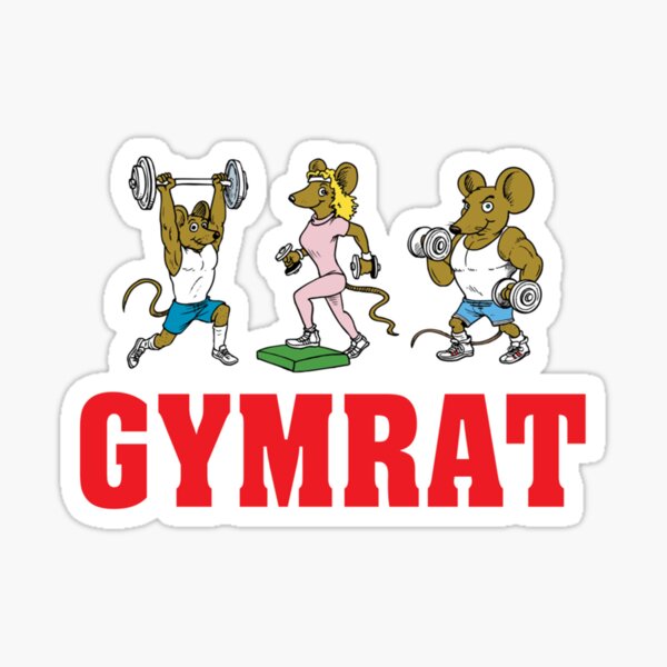 Gym Rats, Gymrats Sticker for Sale by Naked-Alien