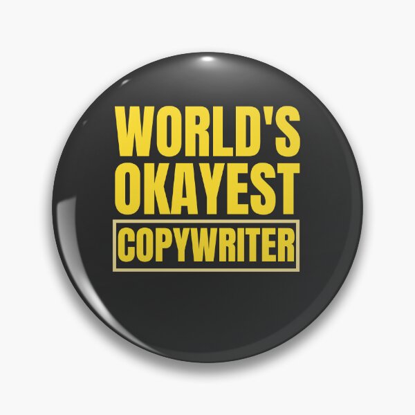 Item preview, World's Okayest  Copywriter  designed and sold by Yallwofunart.