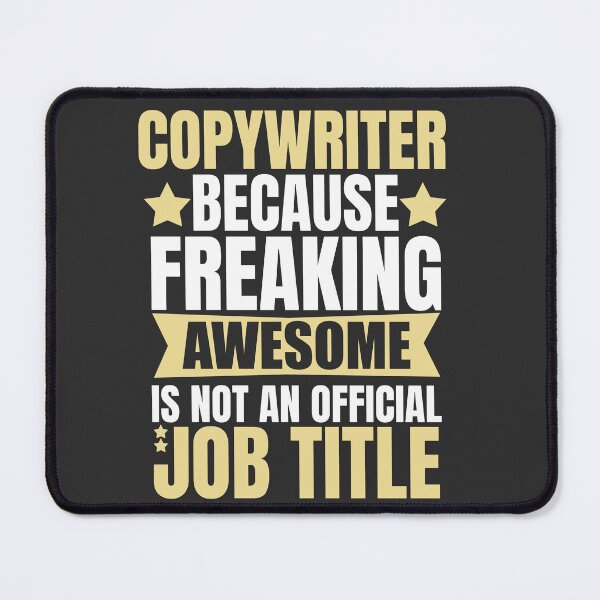 Item preview, Copywriter Because Freaking Awesome Is Not An Official Job Title  designed and sold by Yallwofunart.
