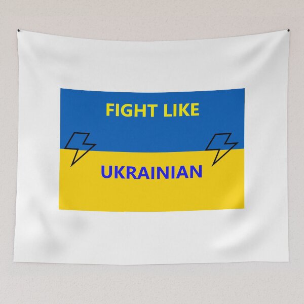 Artikelvorschau, Kämpfe wie die ukrainische Flagge entworfen und verkauft von Pntnikol.