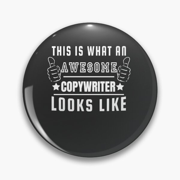 Item preview, this is what an awesome  Copywriter Looks like  designed and sold by Yallwofunart.