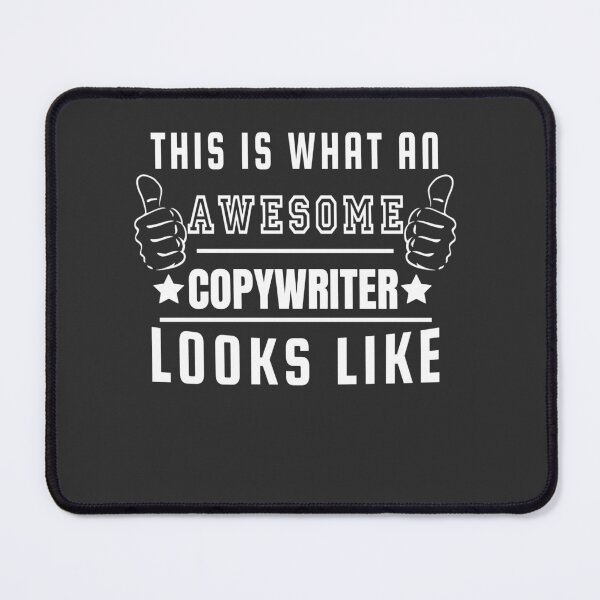 Item preview, this is what an awesome  Copywriter Looks like  designed and sold by Yallwofunart.
