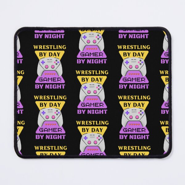 Item preview, Wrestling by Day Gamer by Night designed and sold by 9N20.
