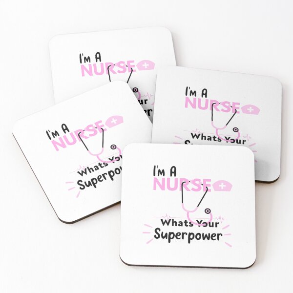 Item preview, im a nurse whats your superpower, cool design for School Nurses designed and sold by Sun Rise.