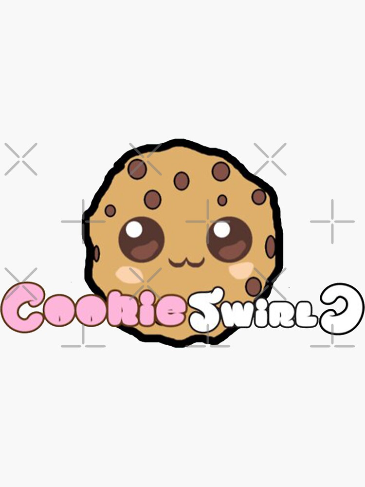 "cookieswirlc" Sticker for Sale by xna Redbubble