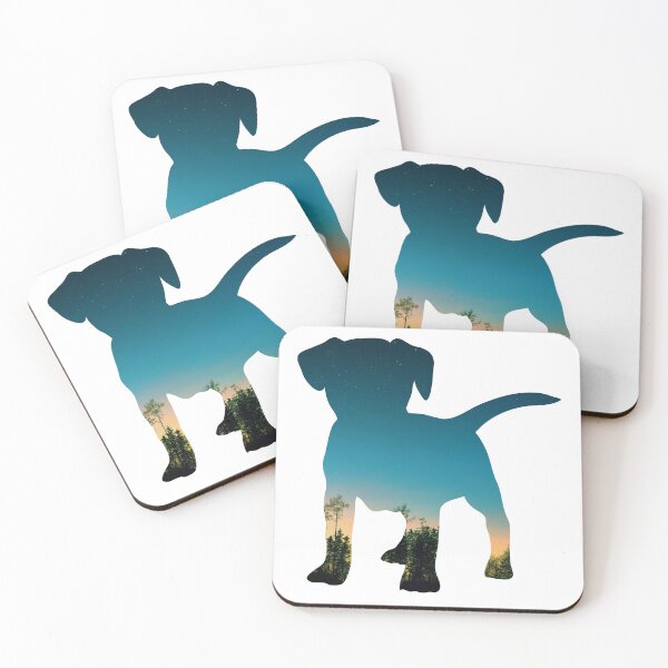 Item preview, Colorful Sky Sunset Dog | Cute Puppy designed and sold by BopleDesigns.