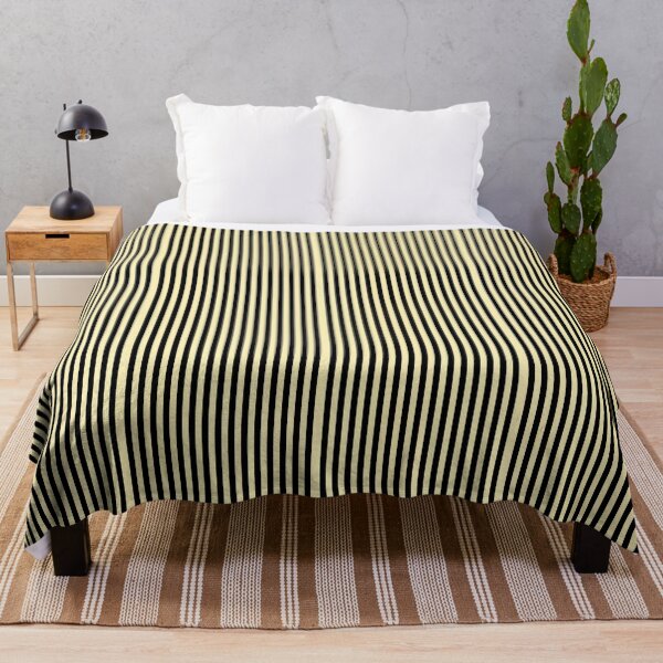 Item preview, cute baby yellow black vertical striped pattern designed and sold by sielexis.