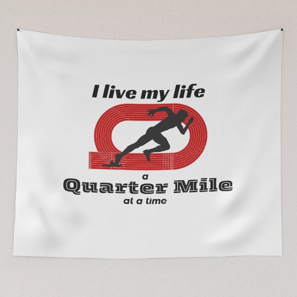 Item preview, Quarter Mile at a Time, Tracklete designed and sold by Cap'n Jabroni.