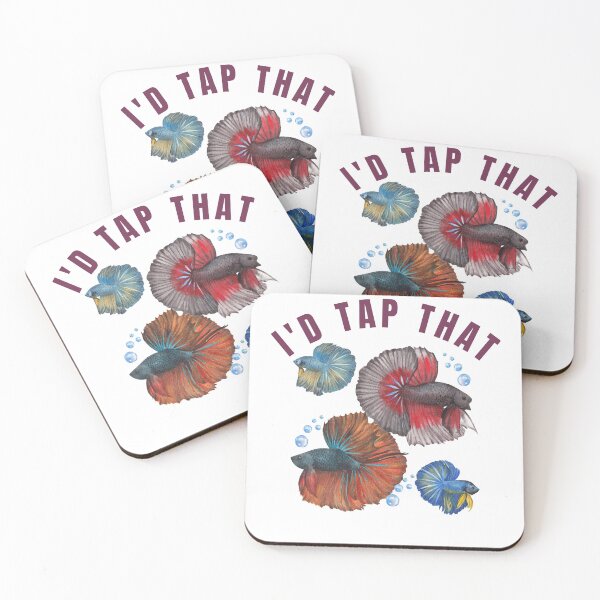 Item preview,  Just Tap That-I'D Tap That Betta Fish designed and sold by badretop.
