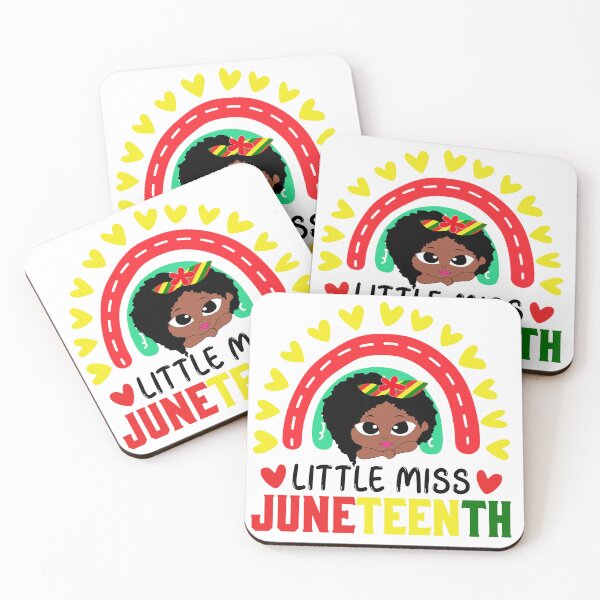 Item preview, Little Miss Juneteeenth - Juneteenth black Pride Little Girl designed and sold by OffBeatHolidays.