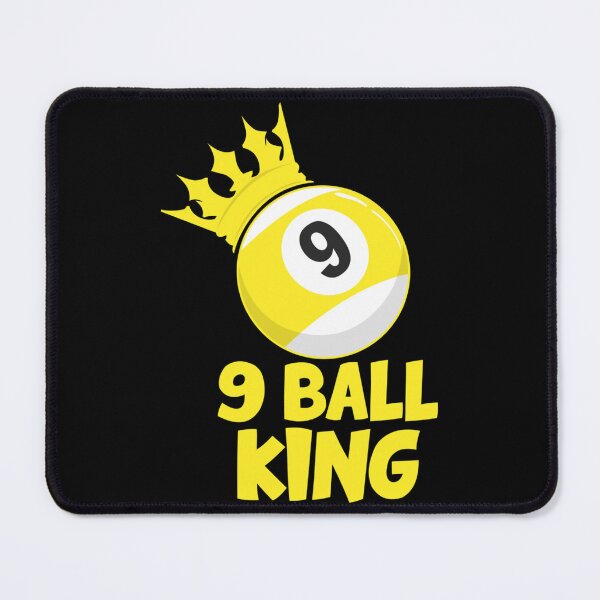 Item preview, 9 Ball King Champion Pool Hall Player Essential T-Shirt designed and sold by janlzmaude.